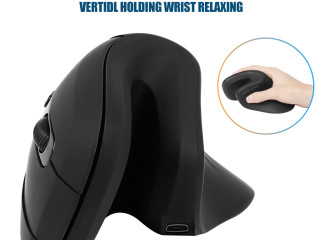 Ergonomic Vertical Mouse Wireless 2.4G Rechargeable Gaming Computer Mice 2400 DPI Optical Mause For Gamer Office For Laptop PC