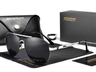AOWEAR Classic Pilot Mirror Sunglasses Women Polarized Aviation Sun Glasses Luxury Quality Ladies Shades Eyewear Gafas De Sol