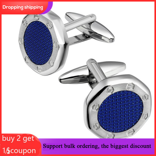 hawson-classic-fashion-enamel-cufflinks-for-mens-gold-jewelry-for-box-gift-boy-with-box-cufflinks-for-mens-luxury-big-0