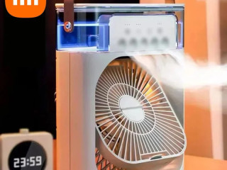 Xiaomi Portable 3 In 1 Fan Air Conditioner Household Small Air Cooler Led Night Lights Humidifier Air Adjustment Home Fans