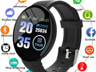 D18 smart Bracelet color round screen heart rate blood pressure sleep monitor walking exercise fitness smart Watch