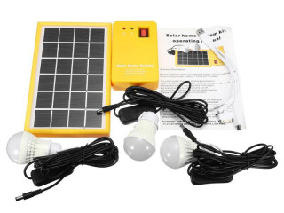 Solar Light Lithium Solar Power Panel Generator Kit Small Home System