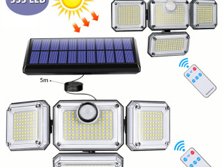 LED Solar Floodlight Motion Sensor Security Lamp