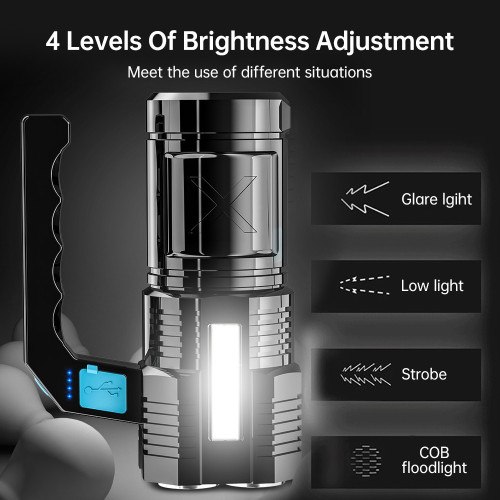 powerful-led-flashlight-usb-rechargeable-handheld-lantern-camping-portable-lamp-big-2