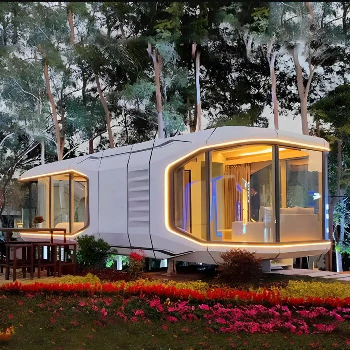 modern-smart-capsule-house-movable-prefabricated-home-with-bedroom-living-room-kitchen-big-2