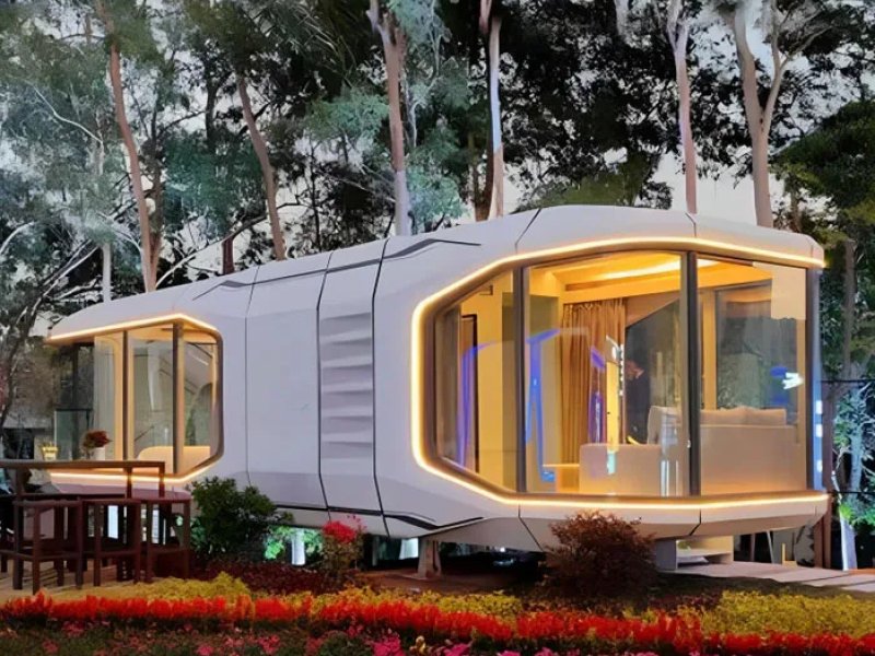 modern-smart-capsule-house-movable-prefabricated-home-with-bedroom-living-room-kitchen-small-2
